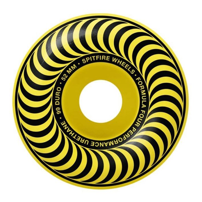 SPITFIRE(スピットファイア) |SPITFIRE FORMULA FOUR CHROMA CLASSIC SHOCK YELLOW 52mm) 99DURO