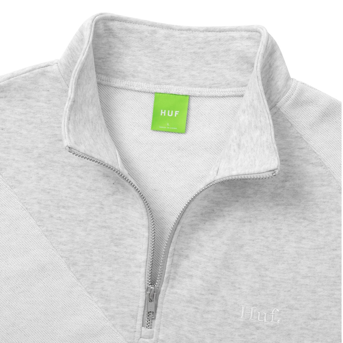 HUF(ハフ) |HUF - CONVERSION ZIP FLEECE (Ash Grey)