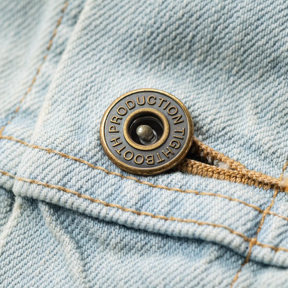 TIGHTBOOTH (TBPR) (タイトブースプロダクション) |TBPR (TIGHTBOOTH) - DENIM JACKET (Light blue/Yellow) TIGHTBOOTH (TBPR) (タイトブースプロダクション) |TBPR (TIGHTBOOTH) - DENIM JACKET (Light blue/Yellow)