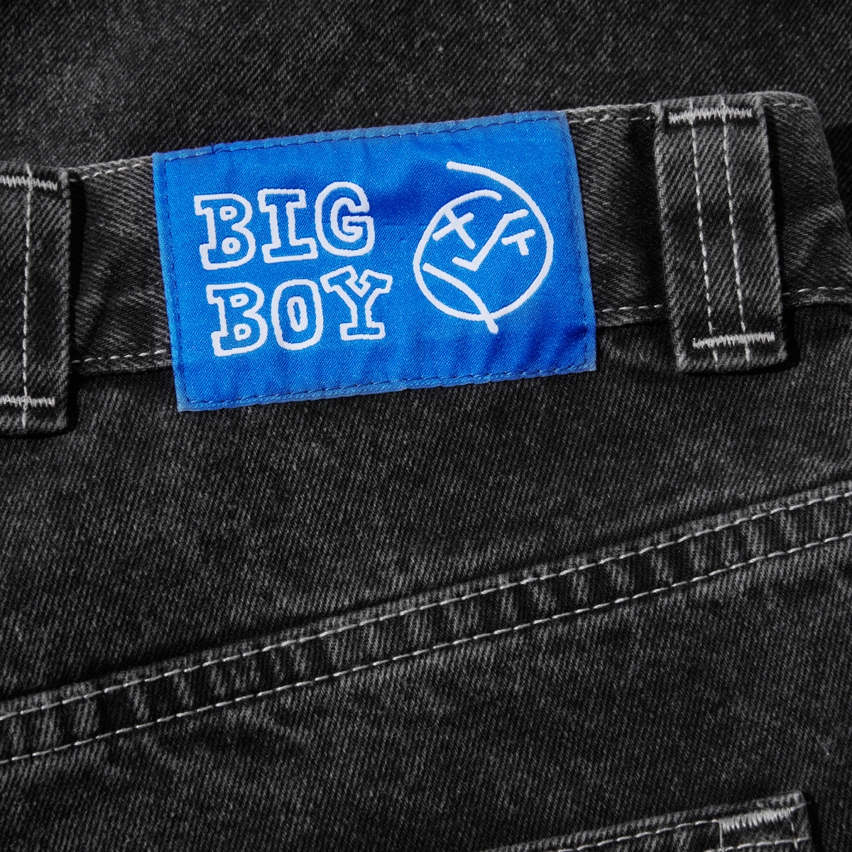 Polar skate Bigboy blue black旧ロゴ 希少カラーファッション - パンツ
