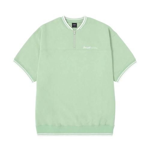 <img class='new_mark_img1' src='https://img.shop-pro.jp/img/new/icons8.gif' style='border:none;display:inline;margin:0px;padding:0px;width:auto;' />HUF - LOWER BACK PROBLEMS ZIP CREW (Smoke Green)ξʲ