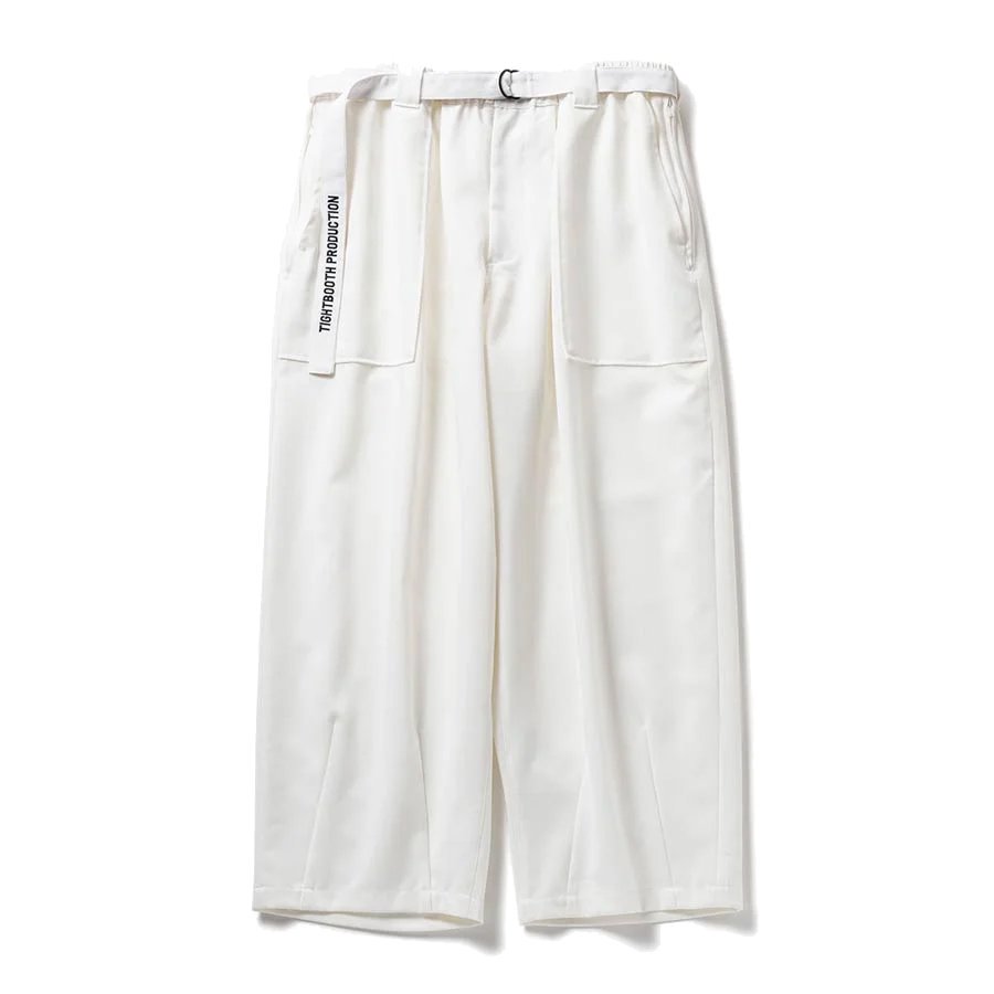 TIGHTBOOTH PRODUCTION(タイトブースプロダクション) |TIGHTBOOTH (TBPR) - BAKER BAGGY SLACKS  (White)