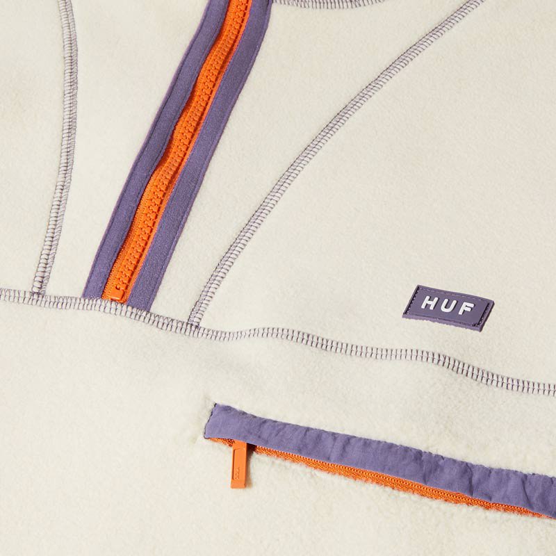 HUF(ハフ) |HUF - ELYSIAN QUARTER ZIP FLEECE (Bone)