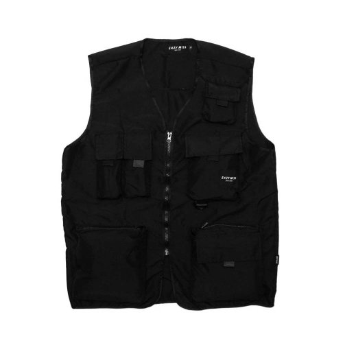 <img class='new_mark_img1' src='https://img.shop-pro.jp/img/new/icons8.gif' style='border:none;display:inline;margin:0px;padding:0px;width:auto;' />EAZY MISS - MULTI-POCKET VEST (Black)ξʲ