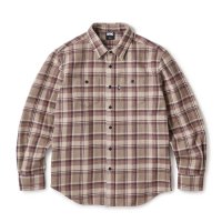 <img class='new_mark_img1' src='https://img.shop-pro.jp/img/new/icons8.gif' style='border:none;display:inline;margin:0px;padding:0px;width:auto;' />FTC - HEAVY PLAID NEL SHIRT (Brown)の商品画像