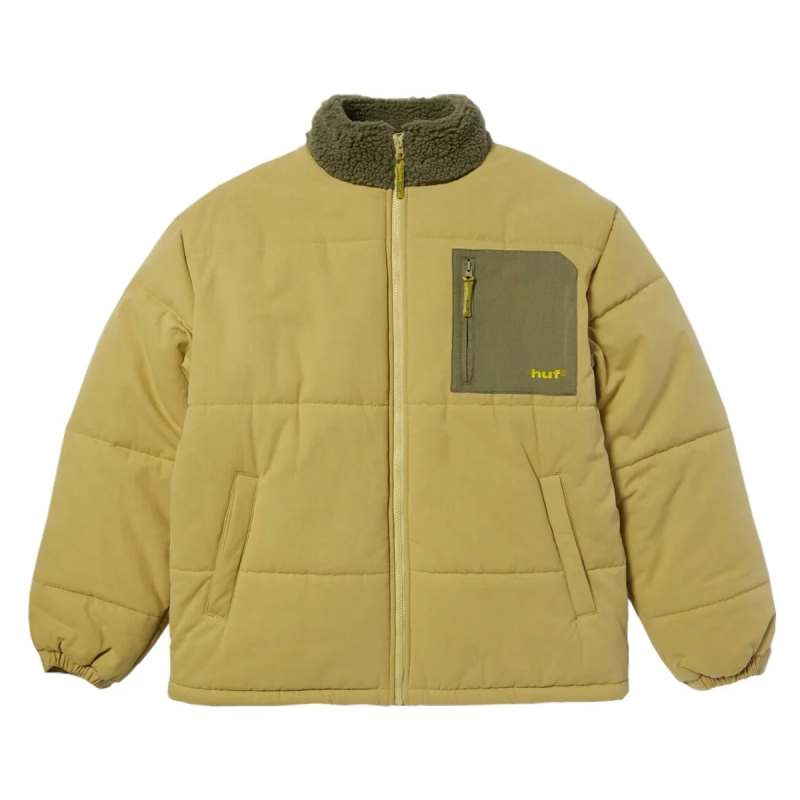 HUF(ハフ) |HUF - SIPLE PUFFER JACKET (Cactus)