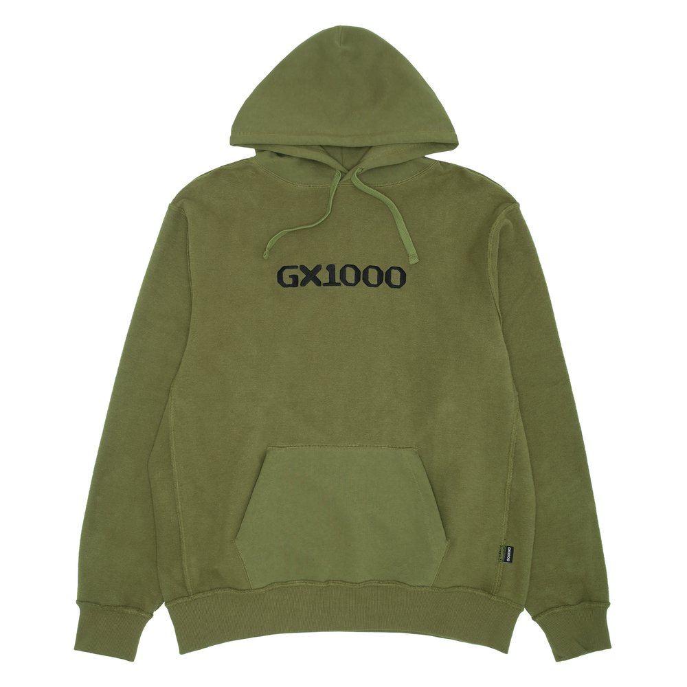 GX1000(ジーエックスセン) |GX1000 - OG LOGO INSIDE OUT HOODIE (Olive)