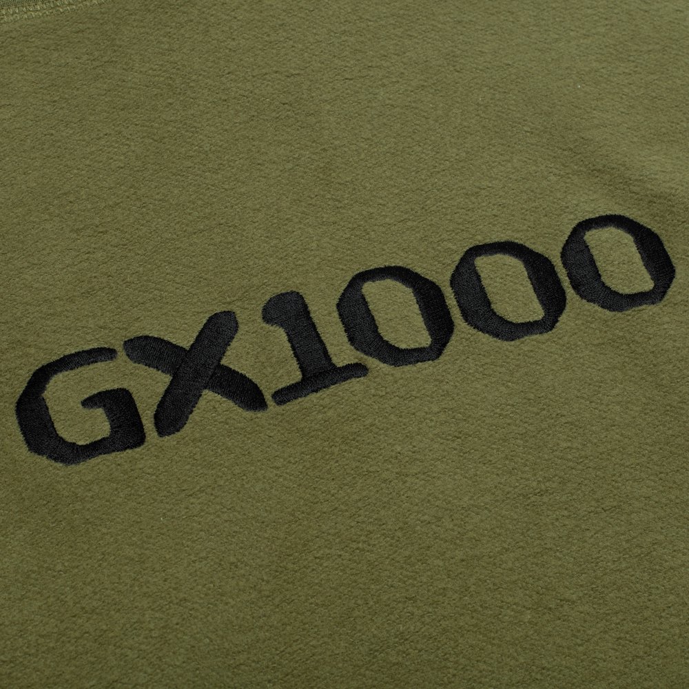 GX1000(ジーエックスセン) |GX1000 - OG LOGO INSIDE OUT HOODIE (Olive)