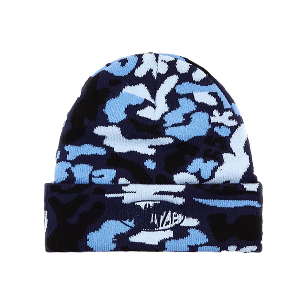 BRONZE 56K(ブロンズ 56K) |BRONZE 56K - CAMO FLEECE BEANIE (Blue)