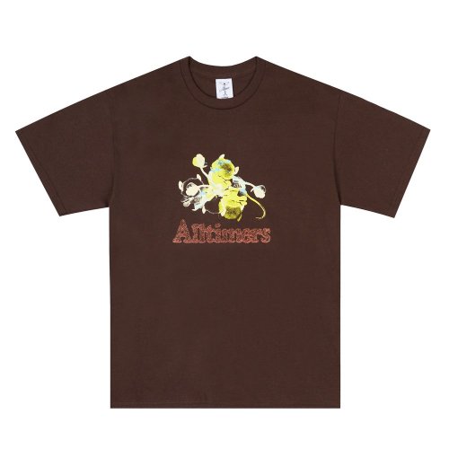 <img class='new_mark_img1' src='https://img.shop-pro.jp/img/new/icons8.gif' style='border:none;display:inline;margin:0px;padding:0px;width:auto;' />ALLTIMERS - SCRAMBLE T-SHIRT (Brown)ξʲ