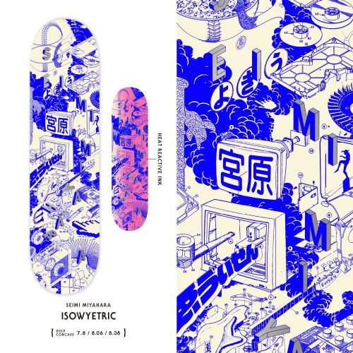 <img class='new_mark_img1' src='https://img.shop-pro.jp/img/new/icons61.gif' style='border:none;display:inline;margin:0px;padding:0px;width:auto;' />EVISEN SKATEBOARDS - ISOWYETRIC 