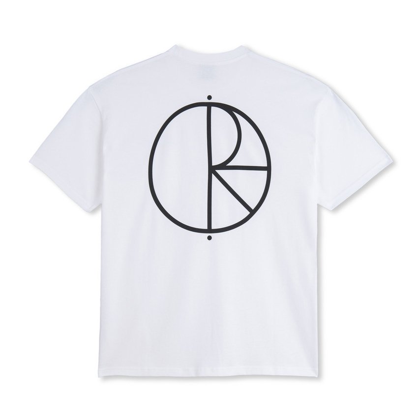 POLAR SKATE CO. - STROKE LOGO TEE (White)