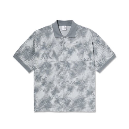 <img class='new_mark_img1' src='https://img.shop-pro.jp/img/new/icons8.gif' style='border:none;display:inline;margin:0px;padding:0px;width:auto;' />POLAR SKATE CO. - SURF SCRIBBLE POLO SHIRTS (Silver)ξʲ