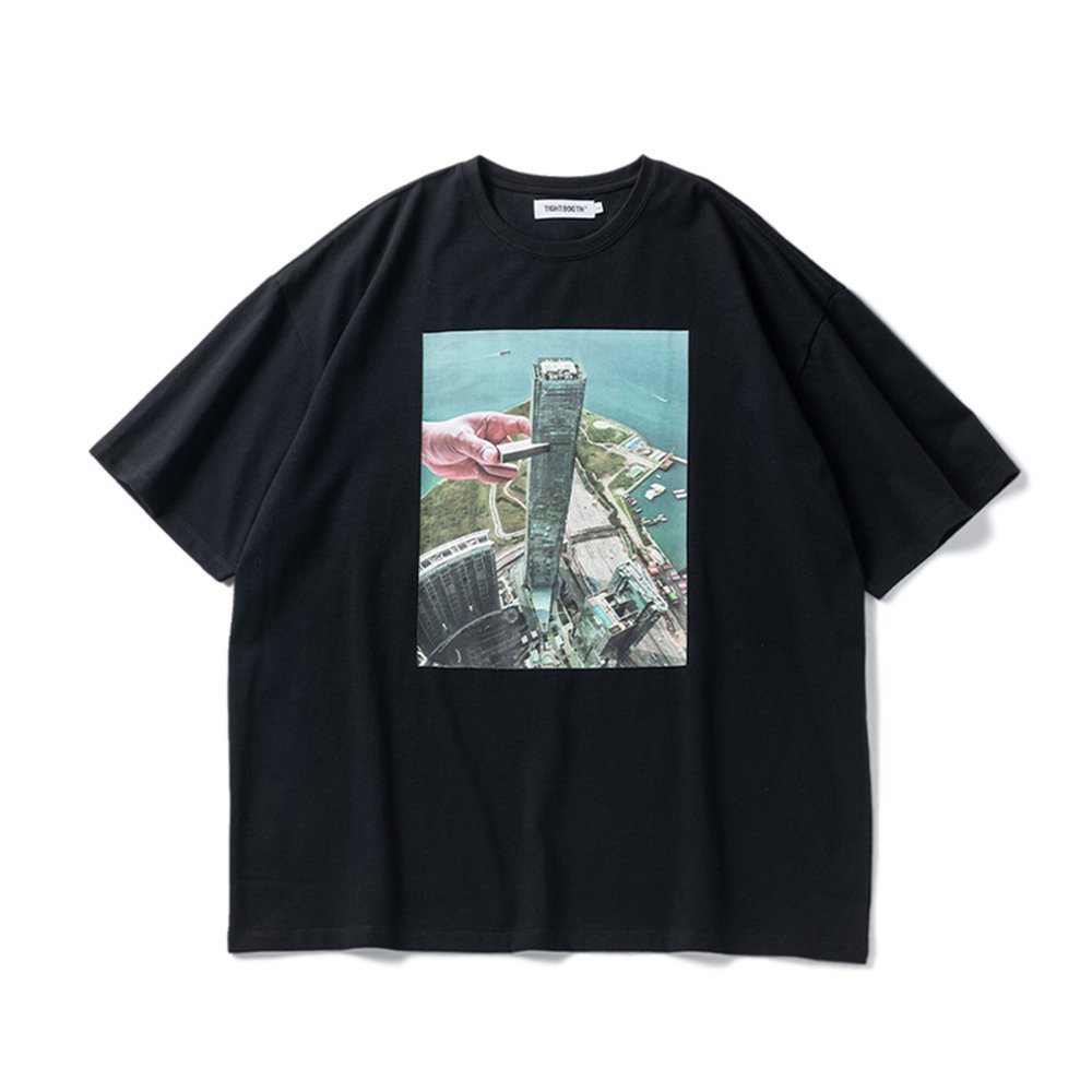 TIGHTBOOTH PRODUCTION(タイトブースプロダクション) |TIGHTBOOTH (TBPR) - JENGA T-SHIRT  (Black)