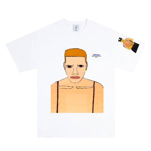 <img class='new_mark_img1' src='https://img.shop-pro.jp/img/new/icons8.gif' style='border:none;display:inline;margin:0px;padding:0px;width:auto;' />ALLTIMERS  CREATIVE GROWTH - RON VEASEY T-SHIRT (White)ξʲ