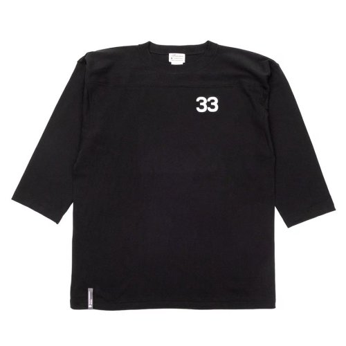<img class='new_mark_img1' src='https://img.shop-pro.jp/img/new/icons8.gif' style='border:none;display:inline;margin:0px;padding:0px;width:auto;' />COLOR COMMUNICATIONS -  33 DEPT. FOOTBALL TEE (Black)ξʲ