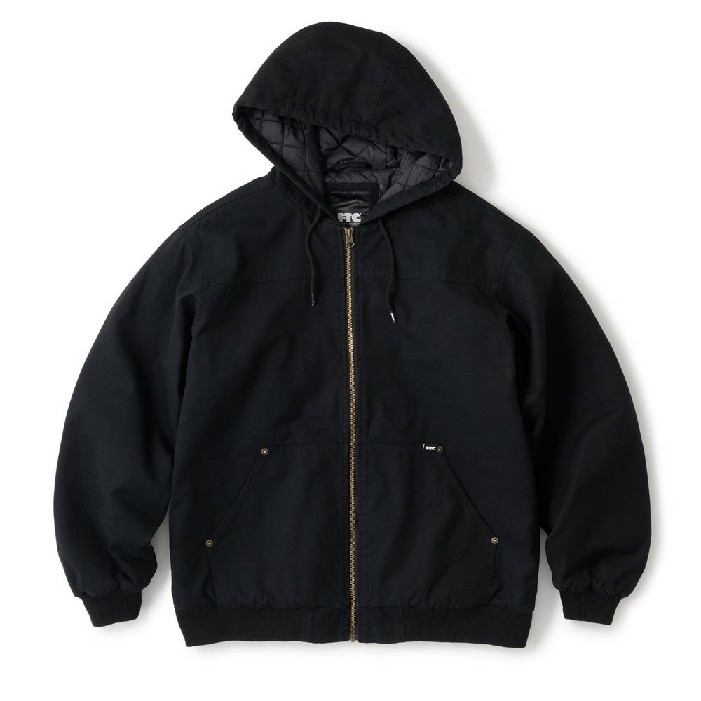 FTC(エフティーシー) |FTC - WASHED CANVAS HOODED JACKET (Black)