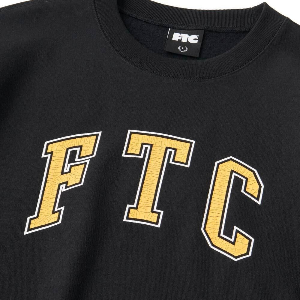 USA 【FTC】完売 CRACKED LOGO CREW NECK FTC(エフティーシー) |FTC - CRACKED LOGO CREW NECK (Navy)
