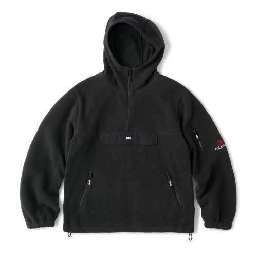 <img class='new_mark_img1' src='https://img.shop-pro.jp/img/new/icons8.gif' style='border:none;display:inline;margin:0px;padding:0px;width:auto;' />FTC - POLARTEC🄬 FLEECE HALF ZIP HOODY (Black)ξʲ