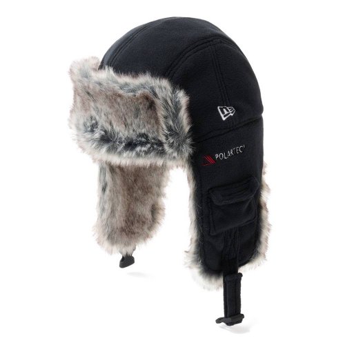 <img class='new_mark_img1' src='https://img.shop-pro.jp/img/new/icons8.gif' style='border:none;display:inline;margin:0px;padding:0px;width:auto;' />FTC - NEW ERA® POLARTEC® TRAPPER (Black)ξʲ