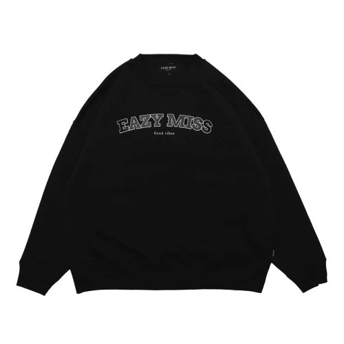 <img class='new_mark_img1' src='https://img.shop-pro.jp/img/new/icons8.gif' style='border:none;display:inline;margin:0px;padding:0px;width:auto;' />EAZY MISS - COLLEGE LOGO SWEAT (Black)ξʲ