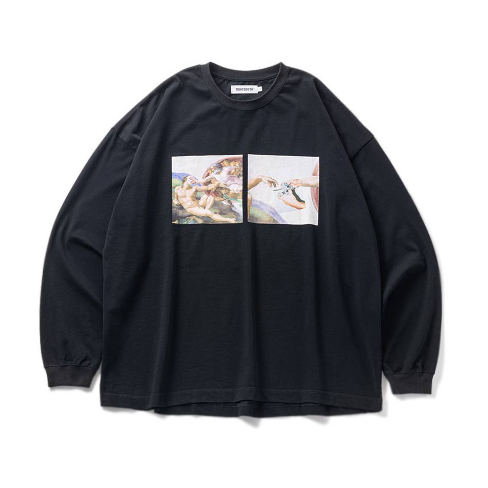 TIGHTBOOTH PRODUCTION(タイトブースプロダクション) |TIGHTBOOTH (TBPR) - PASS THE PIE L/S T -SHIRT (Black)