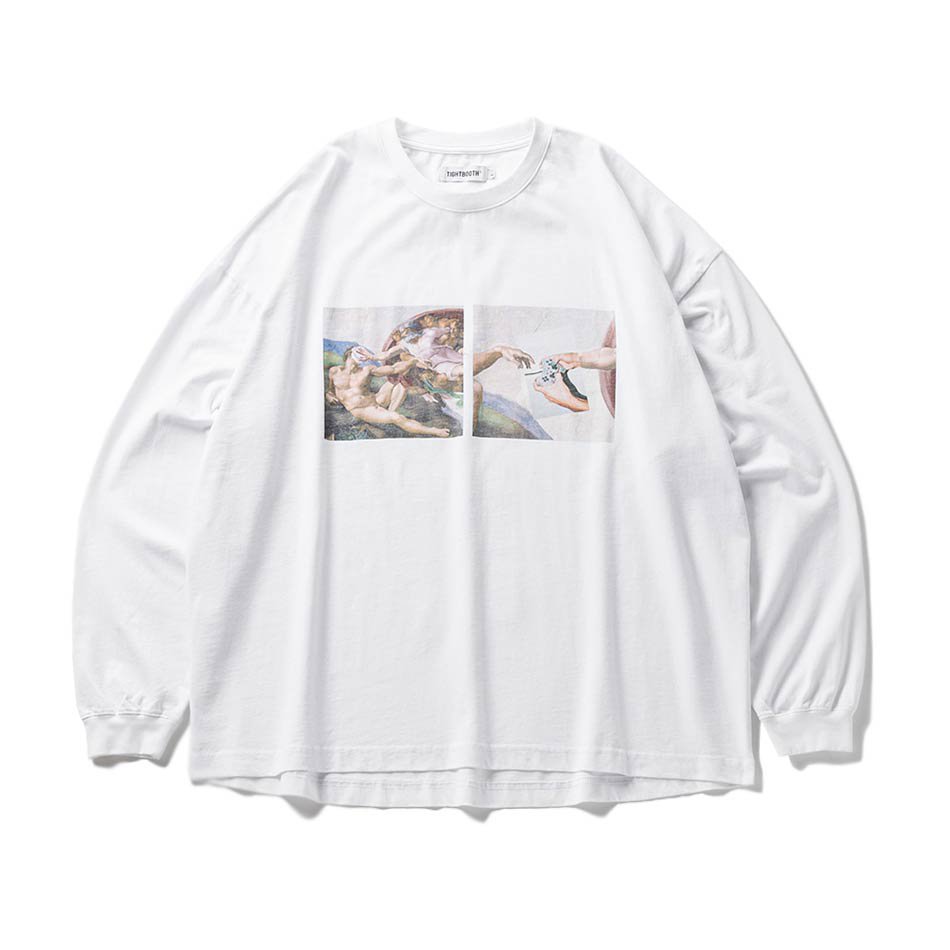 TIGHTBOOTH PRODUCTION(タイトブースプロダクション) |TIGHTBOOTH (TBPR) - PASS THE PIE L/S T -SHIRT (White)