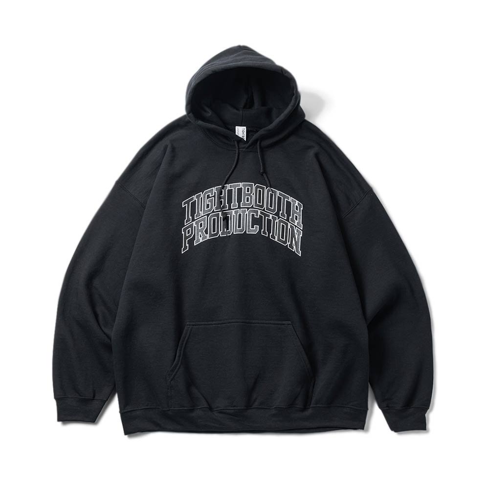 TIGHTBOOTH PRODUCTION(タイトブースプロダクション) |TIGHTBOOTH - COLLEGE HOODED SWEAT  SHIRT (Black)