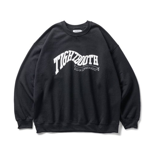 <img class='new_mark_img1' src='https://img.shop-pro.jp/img/new/icons8.gif' style='border:none;display:inline;margin:0px;padding:0px;width:auto;' />TIGHTBOOTH - ACID LOGO CREW SWEAT SHIRT (Black)ξʲ