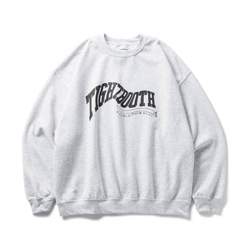 <img class='new_mark_img1' src='https://img.shop-pro.jp/img/new/icons8.gif' style='border:none;display:inline;margin:0px;padding:0px;width:auto;' />TIGHTBOOTH - ACID LOGO CREW SWEAT SHIRT (Ash)ξʲ