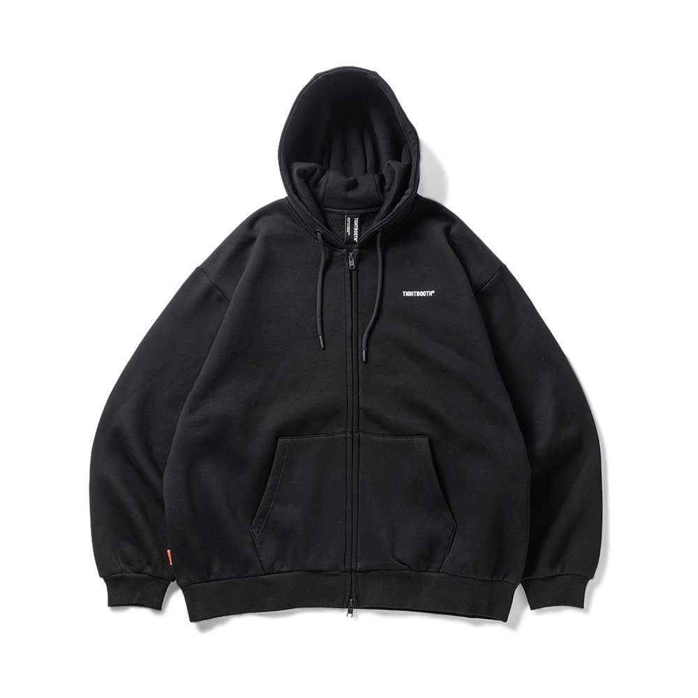 TIGHTBOOTH PRODUCTION(タイトブースプロダクション) |TIGHTBOOTH - LOGO ZIP HOODED SWEAT  SHIRT (Black)