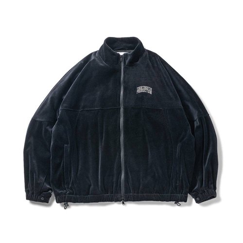 <img class='new_mark_img1' src='https://img.shop-pro.jp/img/new/icons8.gif' style='border:none;display:inline;margin:0px;padding:0px;width:auto;' />TIGHTBOOTH (TBPR) - VELOUR TRACK JACKET (Black)ξʲ