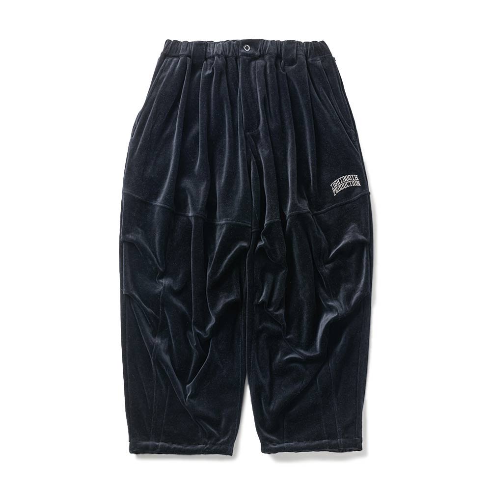 TIGHTBOOTH PRODUCTION(タイトブースプロダクション) |TIGHTBOOTH (TBPR) - VELOUR BALLOON  PANTS (Black)