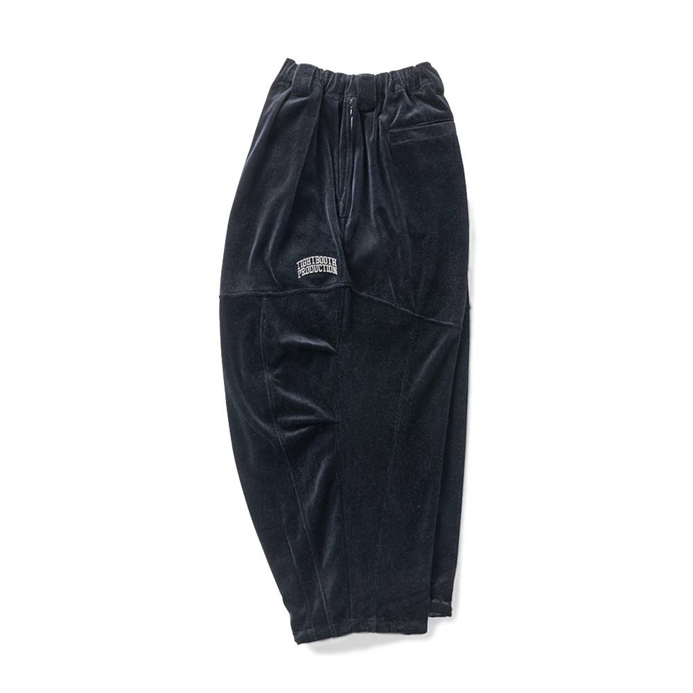 TIGHTBOOTH PRODUCTION(タイトブースプロダクション) |TIGHTBOOTH (TBPR) - VELOUR BALLOON  PANTS (Black)