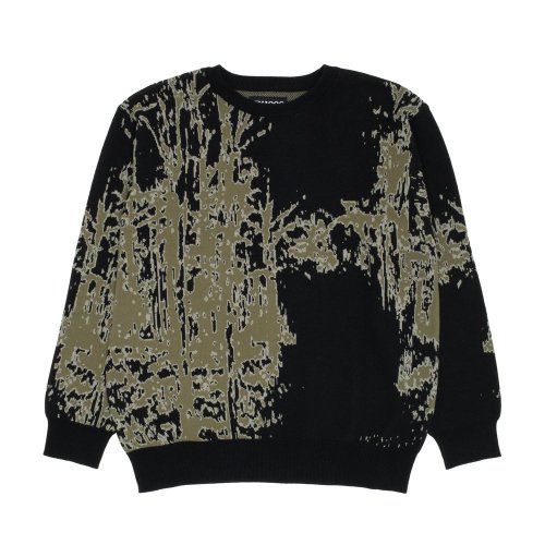 <img class='new_mark_img1' src='https://img.shop-pro.jp/img/new/icons8.gif' style='border:none;display:inline;margin:0px;padding:0px;width:auto;' />GX1000 - FOREST JACQUARD KNIT SWEATER (Black)ξʲ