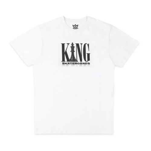 <img class='new_mark_img1' src='https://img.shop-pro.jp/img/new/icons8.gif' style='border:none;display:inline;margin:0px;padding:0px;width:auto;' />KING SKATEBOARDS - CHESS TEE (White)ξʲ