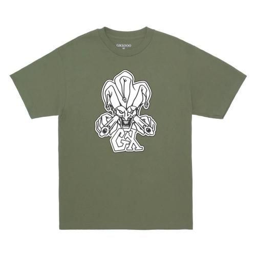 <img class='new_mark_img1' src='https://img.shop-pro.jp/img/new/icons8.gif' style='border:none;display:inline;margin:0px;padding:0px;width:auto;' />GX1000 - TRICKY TEE (Military Green)ξʲ