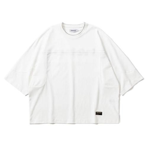 <img class='new_mark_img1' src='https://img.shop-pro.jp/img/new/icons8.gif' style='border:none;display:inline;margin:0px;padding:0px;width:auto;' />TIGHTBOOTH (TBPR) - 3/4 SLEEVE SUZU T-SHIRT (White)ξʲ