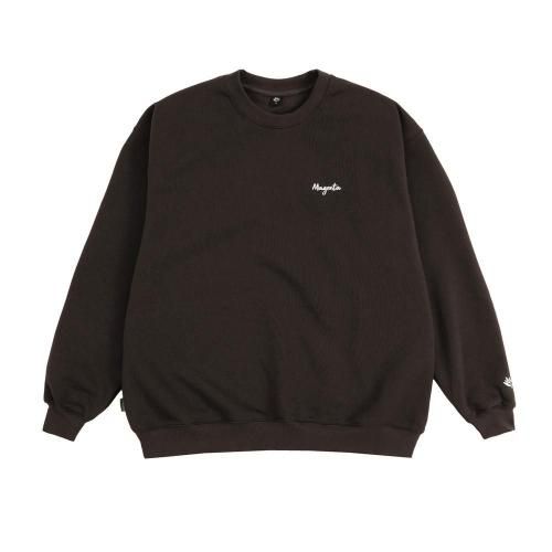<img class='new_mark_img1' src='https://img.shop-pro.jp/img/new/icons8.gif' style='border:none;display:inline;margin:0px;padding:0px;width:auto;' />MAGENTA SKATEBOARDS - SCRIPT CREWNECK (Chocolate)ξʲ