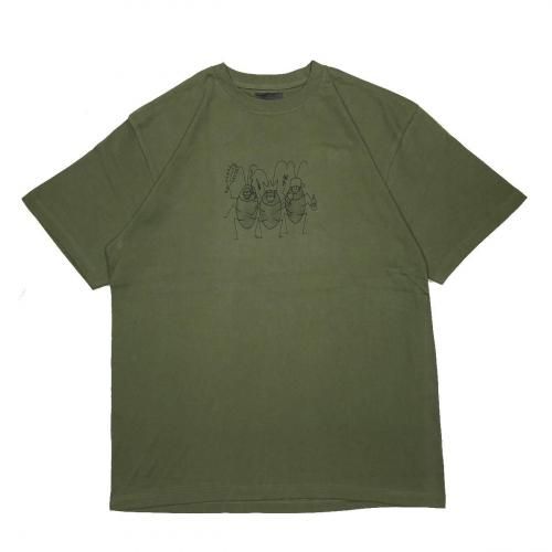 <img class='new_mark_img1' src='https://img.shop-pro.jp/img/new/icons8.gif' style='border:none;display:inline;margin:0px;padding:0px;width:auto;' />COCKROACH - GANG TEE (Olive)ξʲ