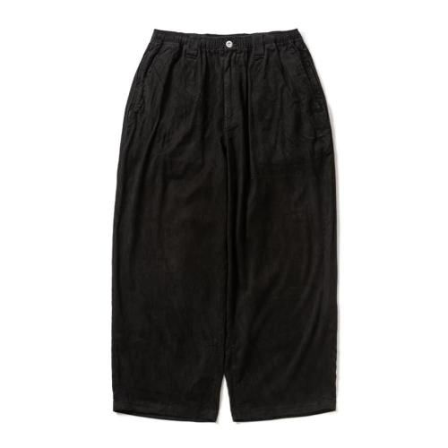<img class='new_mark_img1' src='https://img.shop-pro.jp/img/new/icons8.gif' style='border:none;display:inline;margin:0px;padding:0px;width:auto;' />TIGHTBOOTH (TBPR) - SUEDE BAGGY PANTS (Black)¤Î¾¦ÉʲèÁü