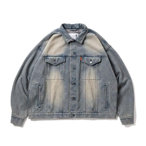 <img class='new_mark_img1' src='https://img.shop-pro.jp/img/new/icons8.gif' style='border:none;display:inline;margin:0px;padding:0px;width:auto;' />TIGHTBOOTH (TBPR) - DENIM JAKCET (Blue)ξʲ