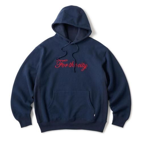 <img class='new_mark_img1' src='https://img.shop-pro.jp/img/new/icons8.gif' style='border:none;display:inline;margin:0px;padding:0px;width:auto;' />FTC - SCRIPT LOGO PULLOVER HOODY (Navy)ξʲ