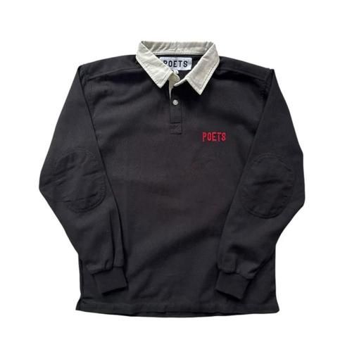 <img class='new_mark_img1' src='https://img.shop-pro.jp/img/new/icons8.gif' style='border:none;display:inline;margin:0px;padding:0px;width:auto;' />POETS - RUGBY WITH EMBROIDERED LOGO (Black)ξʲ