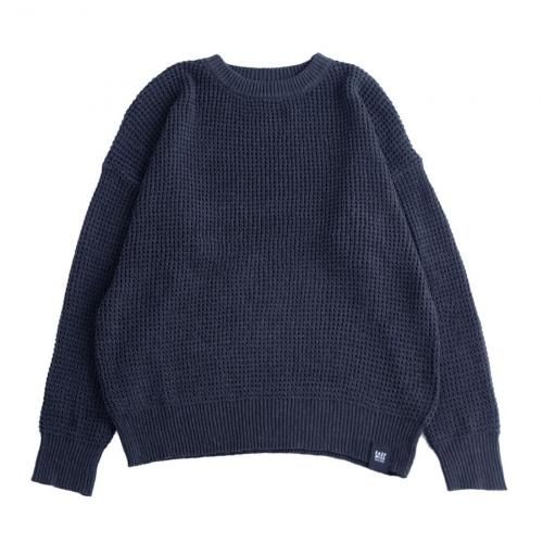 <img class='new_mark_img1' src='https://img.shop-pro.jp/img/new/icons8.gif' style='border:none;display:inline;margin:0px;padding:0px;width:auto;' />EAZY MISS - WAFFLE LOOSE KNIT (Black)ξʲ