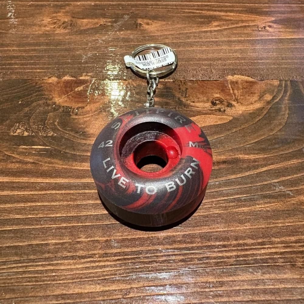 Spitfire キーホルダー　スピットファイヤー　wheel レッド　ブラック Spitfire キーホルダー スピットファイヤー wheel レッド