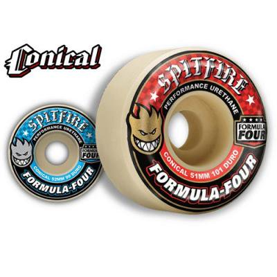 SPITFIRE(スピットファイア) |SPITFIRE - FORMULA FOUR CONICAL FULL 101DURO (52mm,  53mm , 54mm)