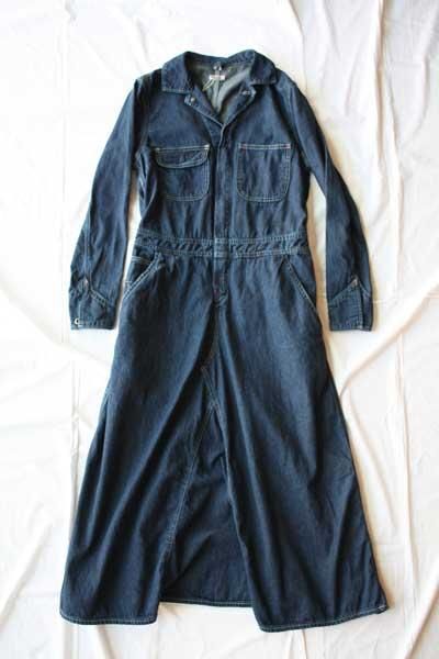 KAPITAL キャピタル シャツ デニム オールインワン スカート kapital キャピタル シャツデニム オールインワンスカート