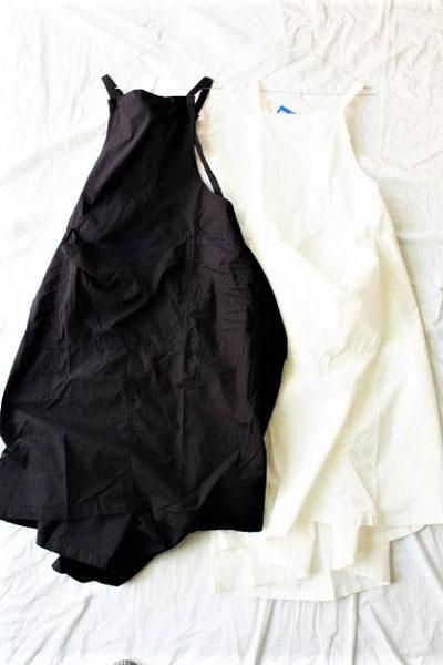 Yarmo ヤーモ Bib apron dress ビブエプロンドレス