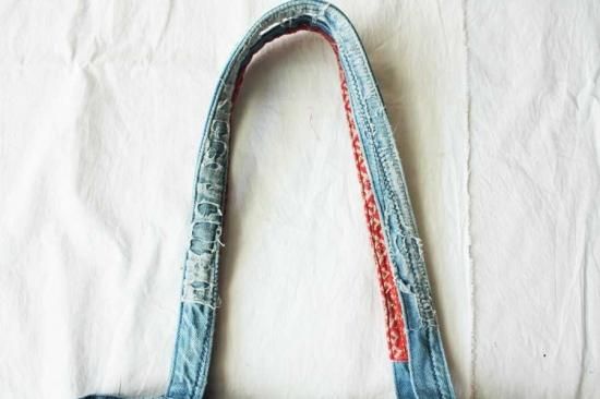 KAPITAL キャピタル デニムパッチワーク TOTE BAG小(サイケ)